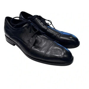 Nordstrom Rack Men’s Black Leather Ortholite Dress Shoes Size 12M NEW